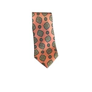 Christian Dior Monsieur Silk‎ Necktie Geometric Medallion Pattern Elegant